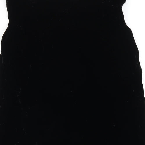 Ghost Womens Black Polyester Basic Tank Size XS Scoop Neck