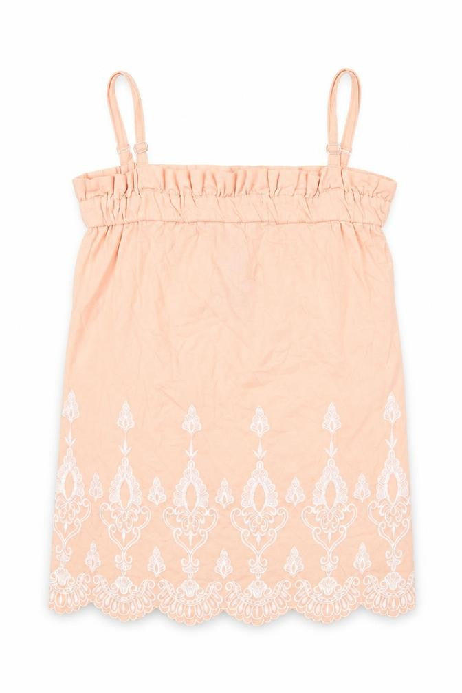 Select Womens Pink Cotton Camisole T-Shirt Size 8 Square Neck