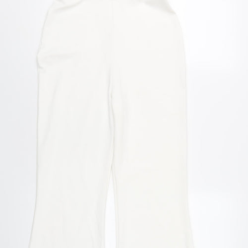 Missguided Womens White Polyester Jumpsuit One-Piece Size 10 L31 in Pullover