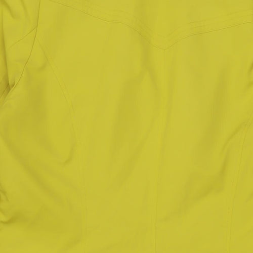 Marks and Spencer Womens Yellow Overcoat Coat Size 16 Button