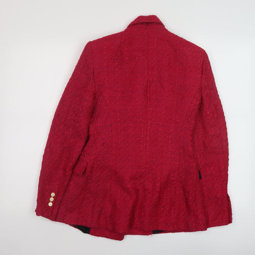 Zara Womens Pink Jacket Size XS Button