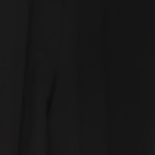 Ma Griffe Womens Black Polyester Trousers Size 40 in L32 in Regular Button