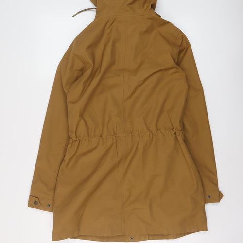 Fat Face Womens Brown Rain Coat Coat Size 8 Zip