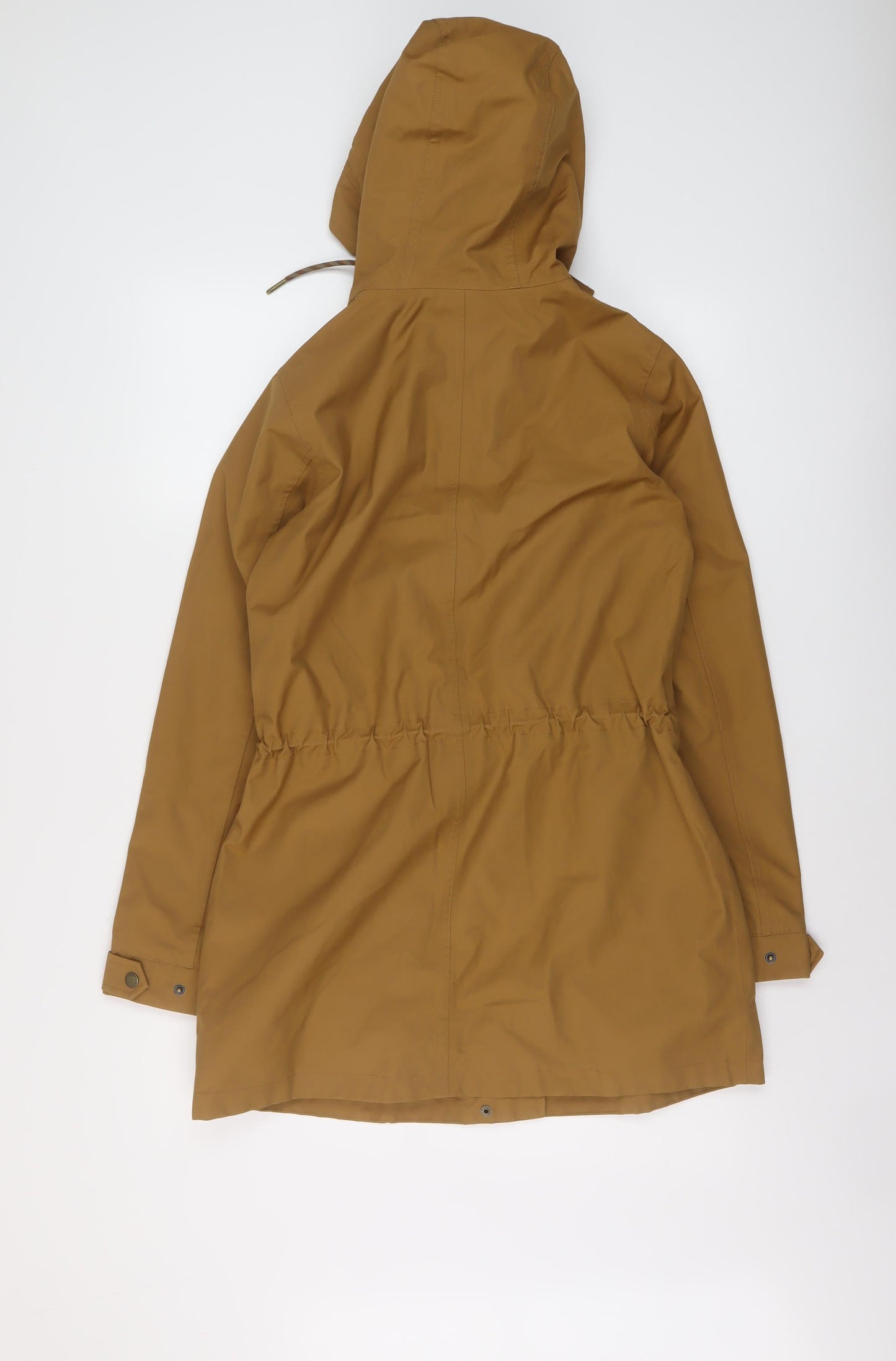 Fat Face Womens Brown Rain Coat Coat Size 8 Zip
