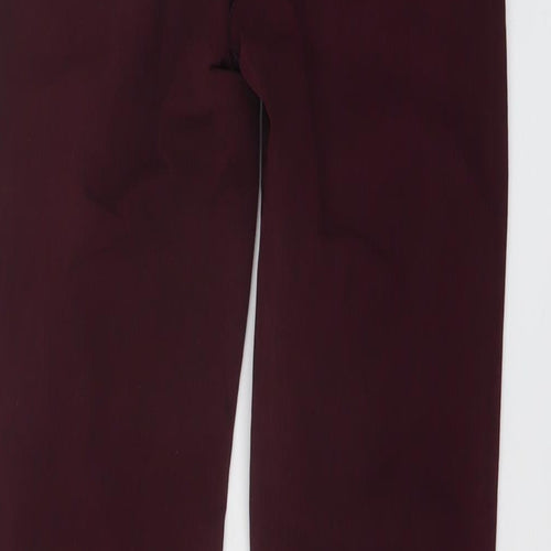 Marks and Spencer Womens Purple Cotton Skinny Jeans Size 8 L28 in Regular Button