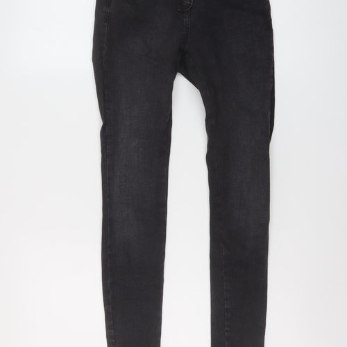 ASOS Womens Grey Cotton Skinny Jeans Size 26 in L27 in Regular Button