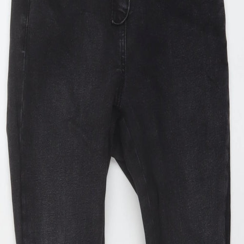 ASOS Womens Grey Cotton Skinny Jeans Size 26 in L27 in Regular Button