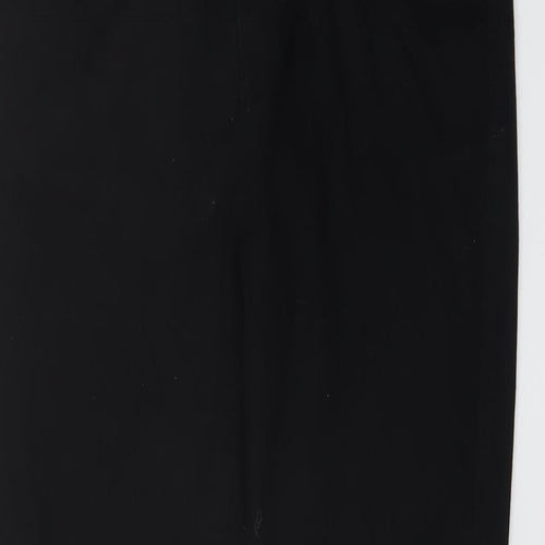 Marks and Spencer Womens Black Cotton Skinny Jeans Size 12 L27 in Regular Button