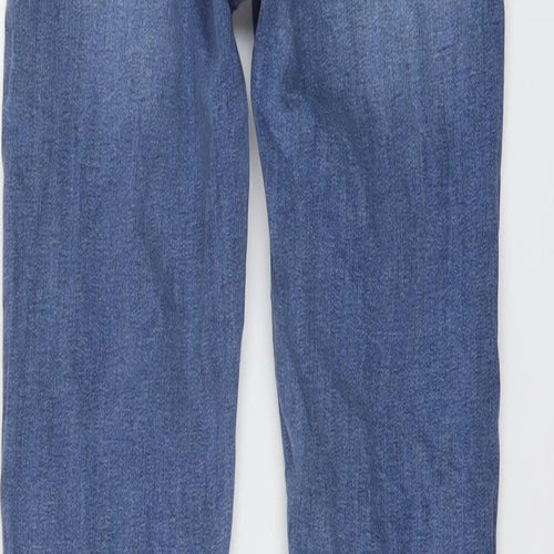 Oasis Womens Blue Cotton Skinny Jeans Size 8 L30 in Regular Button