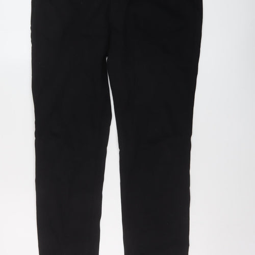 H&M Mens Black Cotton Straight Jeans Size 31 in L30 in Regular Button