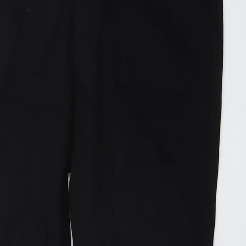 H&M Mens Black Cotton Straight Jeans Size 31 in L30 in Regular Button