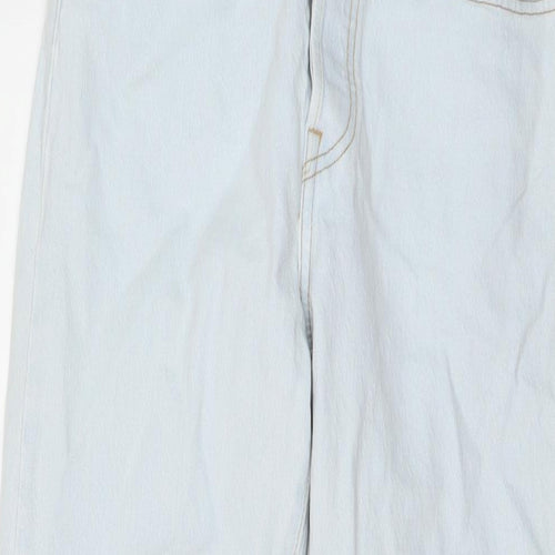 Levi's Womens Blue Cotton Straight Jeans Size 27 in L30 in Regular Button