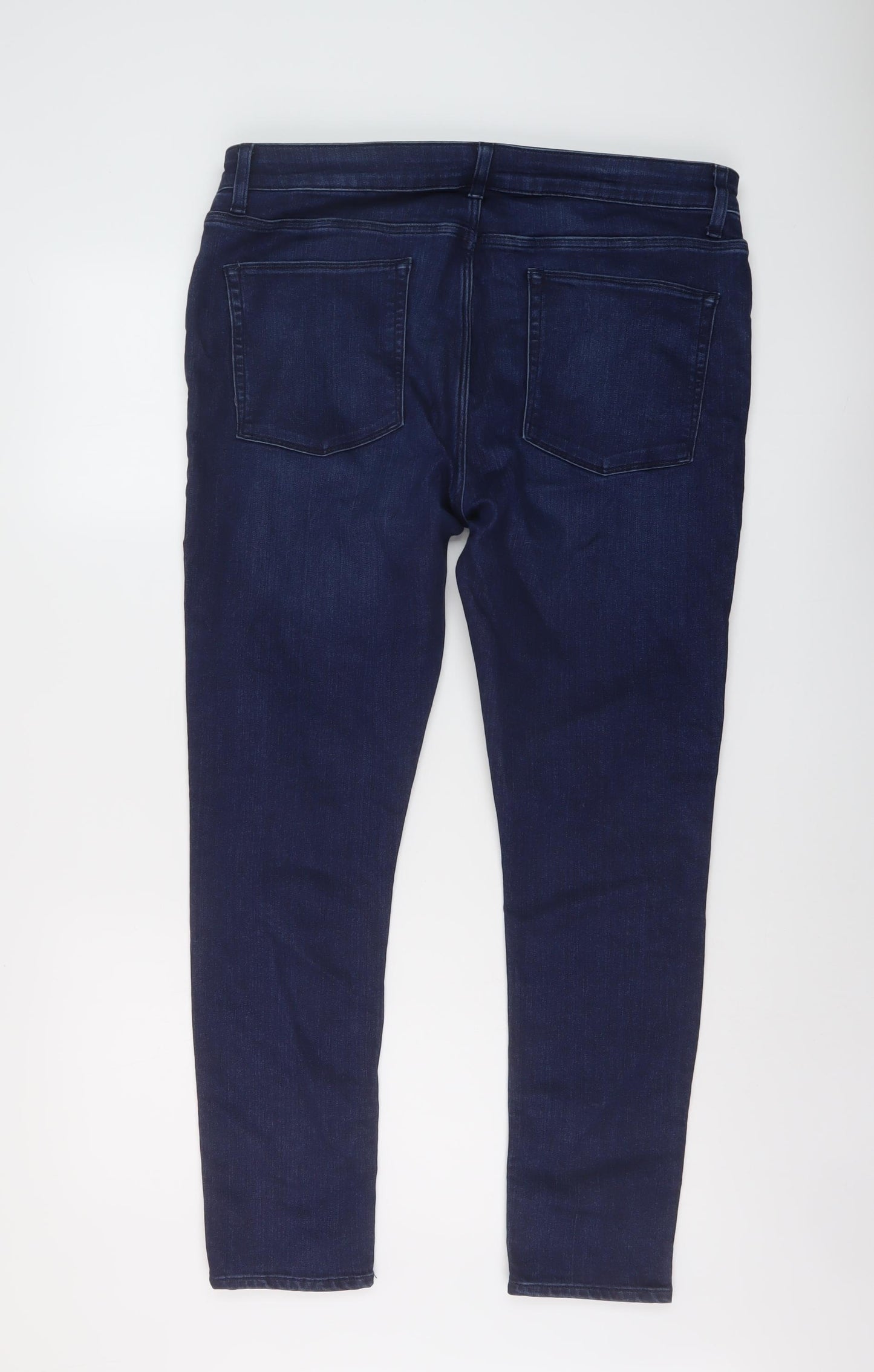 ASOS Mens Blue Cotton Skinny Jeans Size 38 in L30 in Regular Button