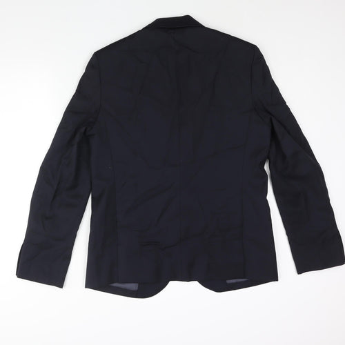 Joe Fresh Mens Blue Wool Jacket Suit Jacket Size 42 Regular