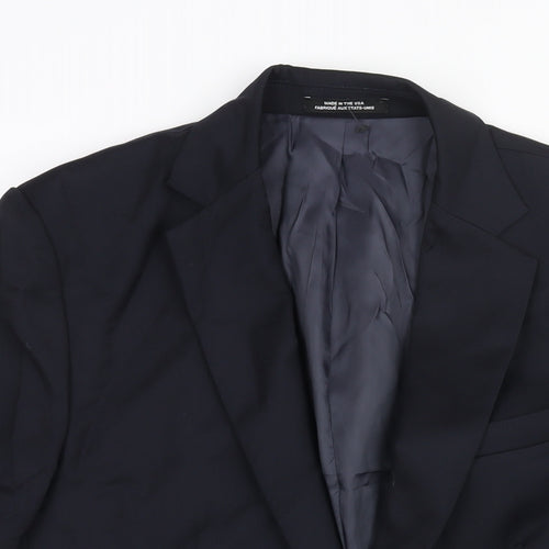 Joe Fresh Mens Blue Wool Jacket Suit Jacket Size 42 Regular