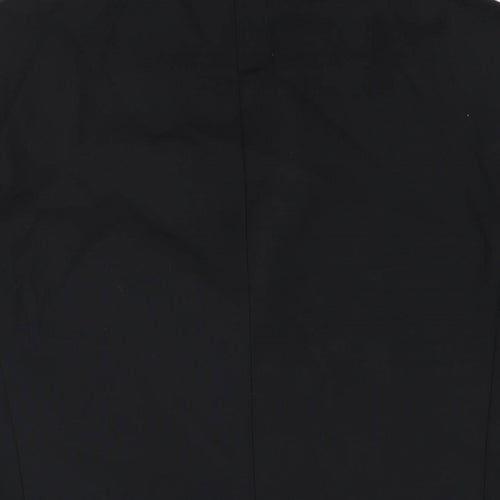 Marks and Spencer Mens Black Striped Wool Jacket Suit Jacket Size 38 Regular