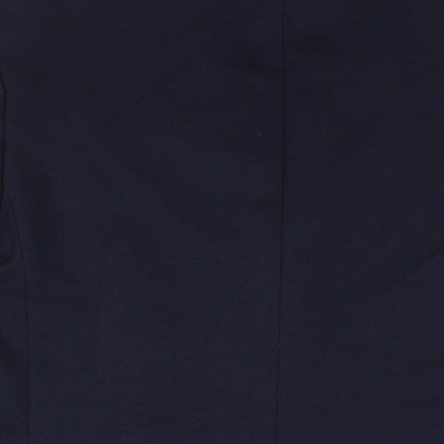 Marks and Spencer Mens Blue Polyamide Jacket Suit Jacket Size 42 Regular