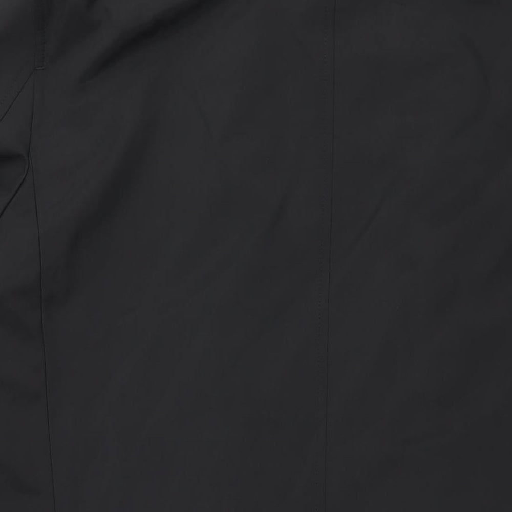 Marks and Spencer Mens Black Trench Coat Coat Size M Button - Removable Quilted Lining
