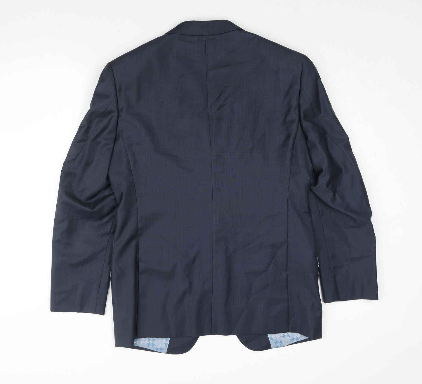 Autograph Mens Blue Wool Jacket Suit Jacket Size 38 Regular