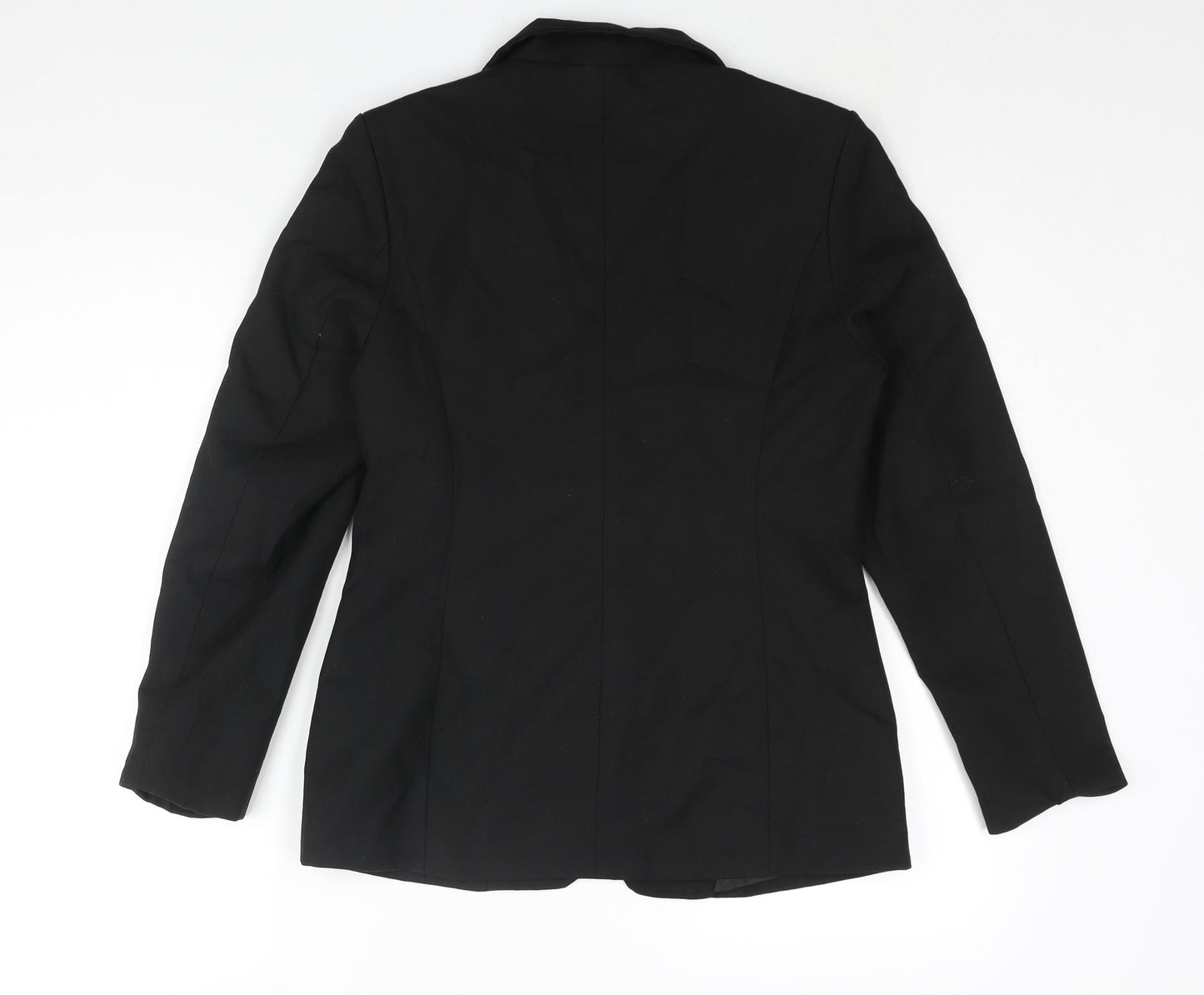 Pose Womens Black Polyester Jacket Suit Jacket Size L