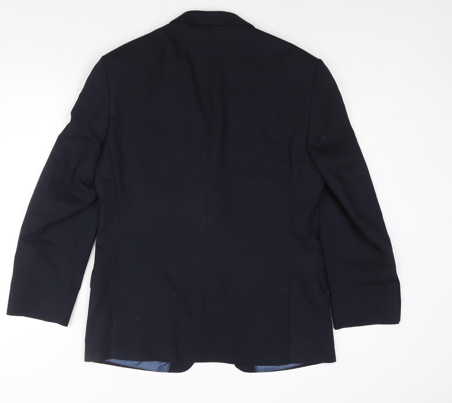 Marks and Spencer Mens Blue Wool Jacket Suit Jacket Size 40 Regular