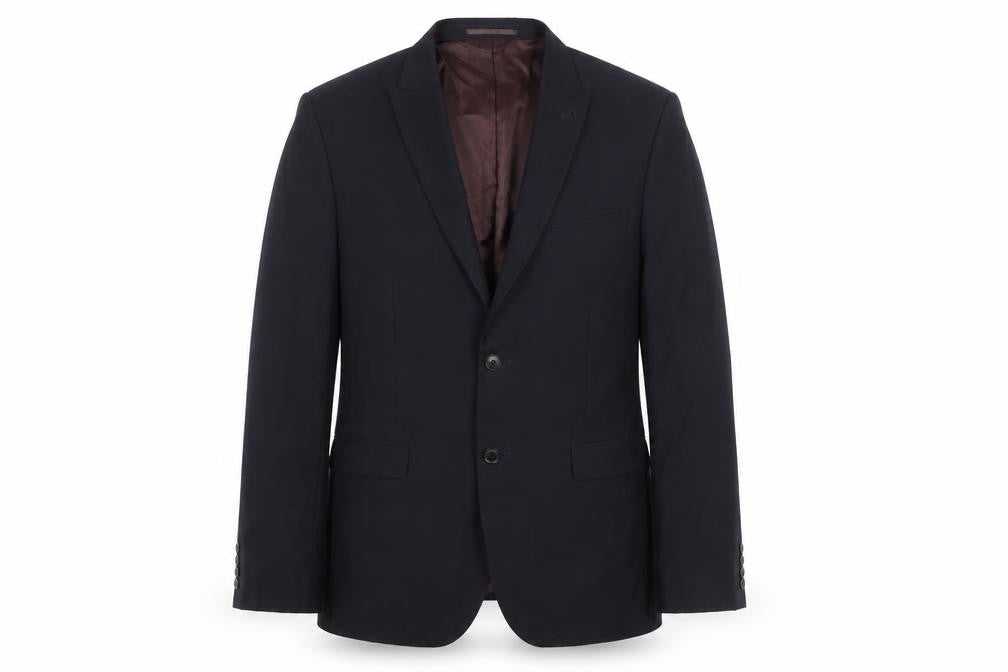Next Mens Blue Polyester Jacket Suit Jacket Size 42 Regular