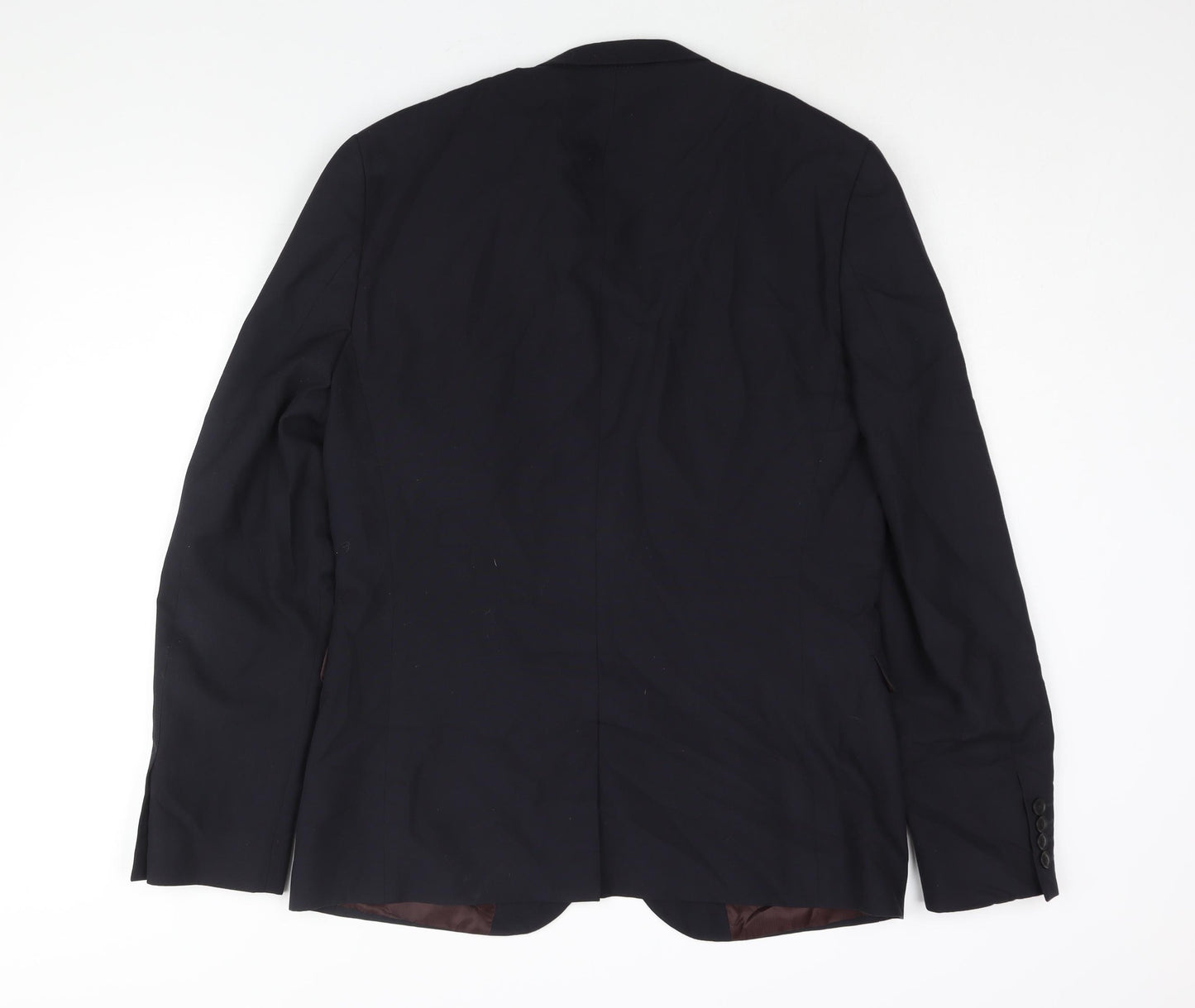 NEXT Mens Blue Polyester Jacket Suit Jacket Size 42 Regular
