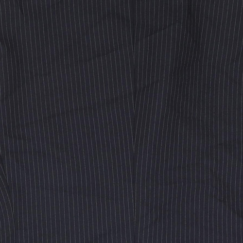 Phillip Daniel Mens Blue Striped Polyester Jacket Suit Jacket Size 42 Regular