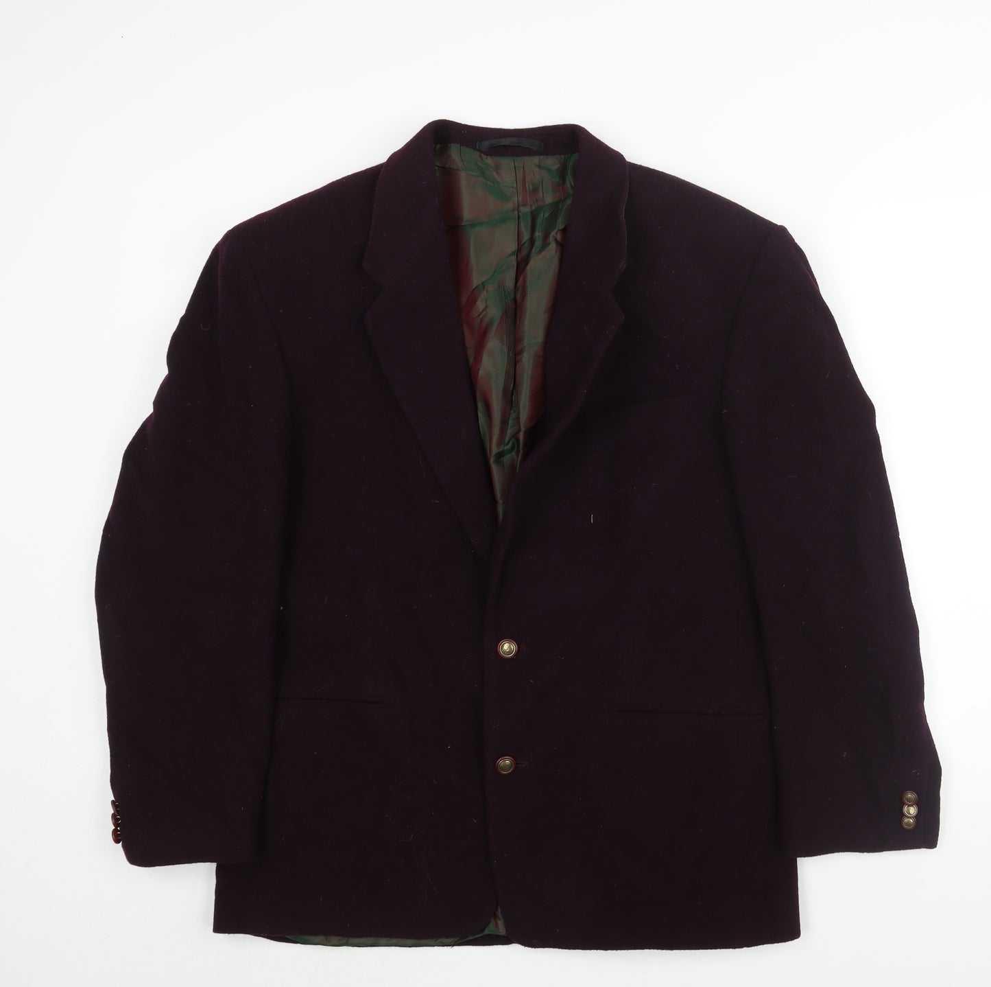 Nico Mens Purple Jacket Blazer Size 40 Button - Vintage