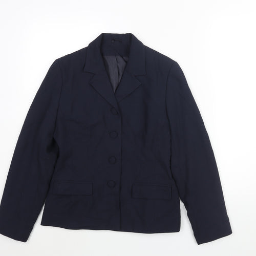 Dorothy Perkins Womens Blue Jacket Size 10 Button