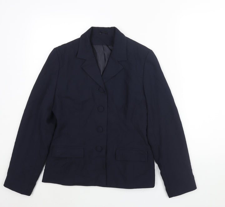 Dorothy Perkins Womens Blue Jacket Size 10 Button