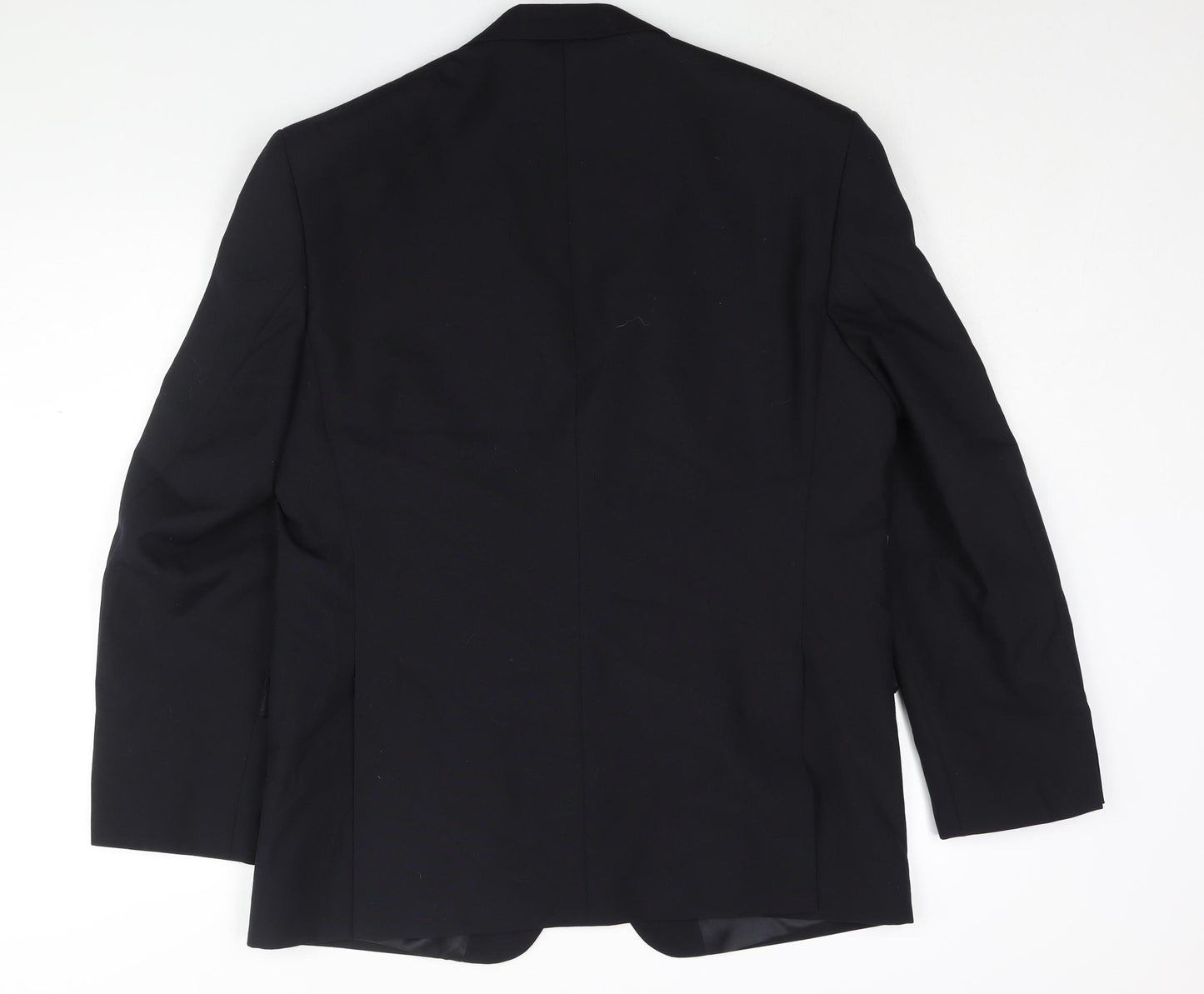 Varteks Mens Black Polyester Jacket Suit Jacket Size 42 Regular
