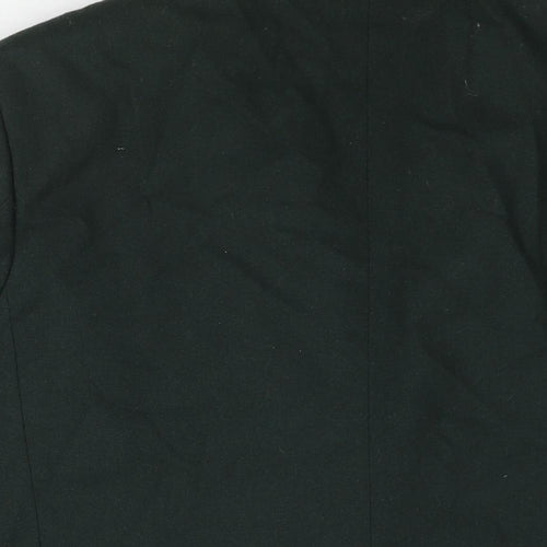 Burton Mens Green Wool Jacket Suit Jacket Size 40 Regular