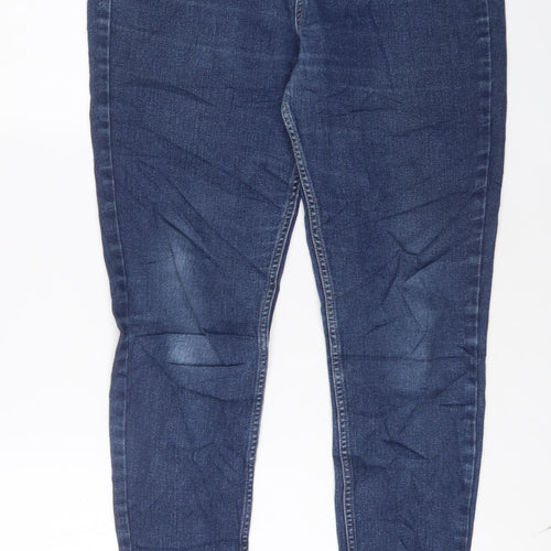 H&M Womens Blue Cotton Skinny Jeans Size 31 in L29 in Regular Zip