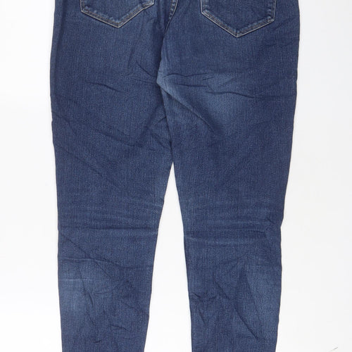 H&M Womens Blue Cotton Skinny Jeans Size 31 in L29 in Regular Zip