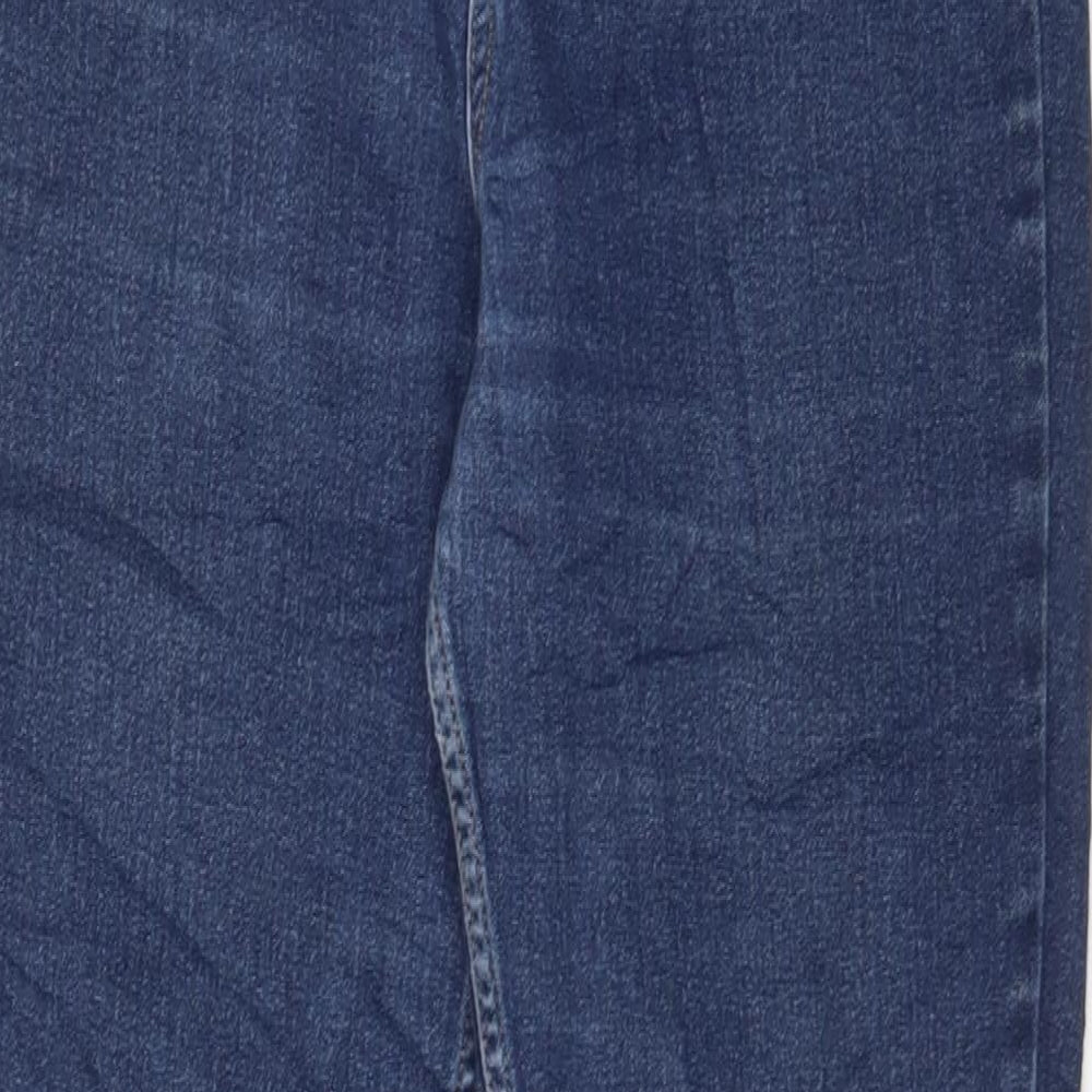 H&M Womens Blue Cotton Skinny Jeans Size 31 in L29 in Regular Zip