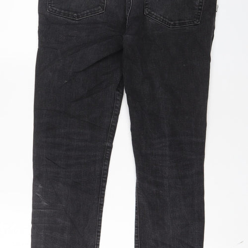 Gap Mens Black Cotton Straight Jeans Size 32 in L30 in Regular Zip