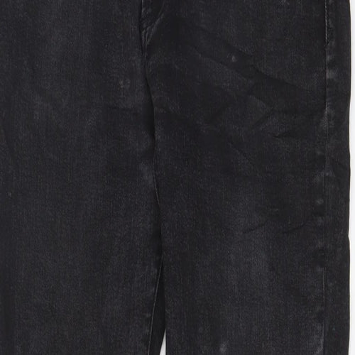 Gap Mens Black Cotton Straight Jeans Size 32 in L30 in Regular Zip