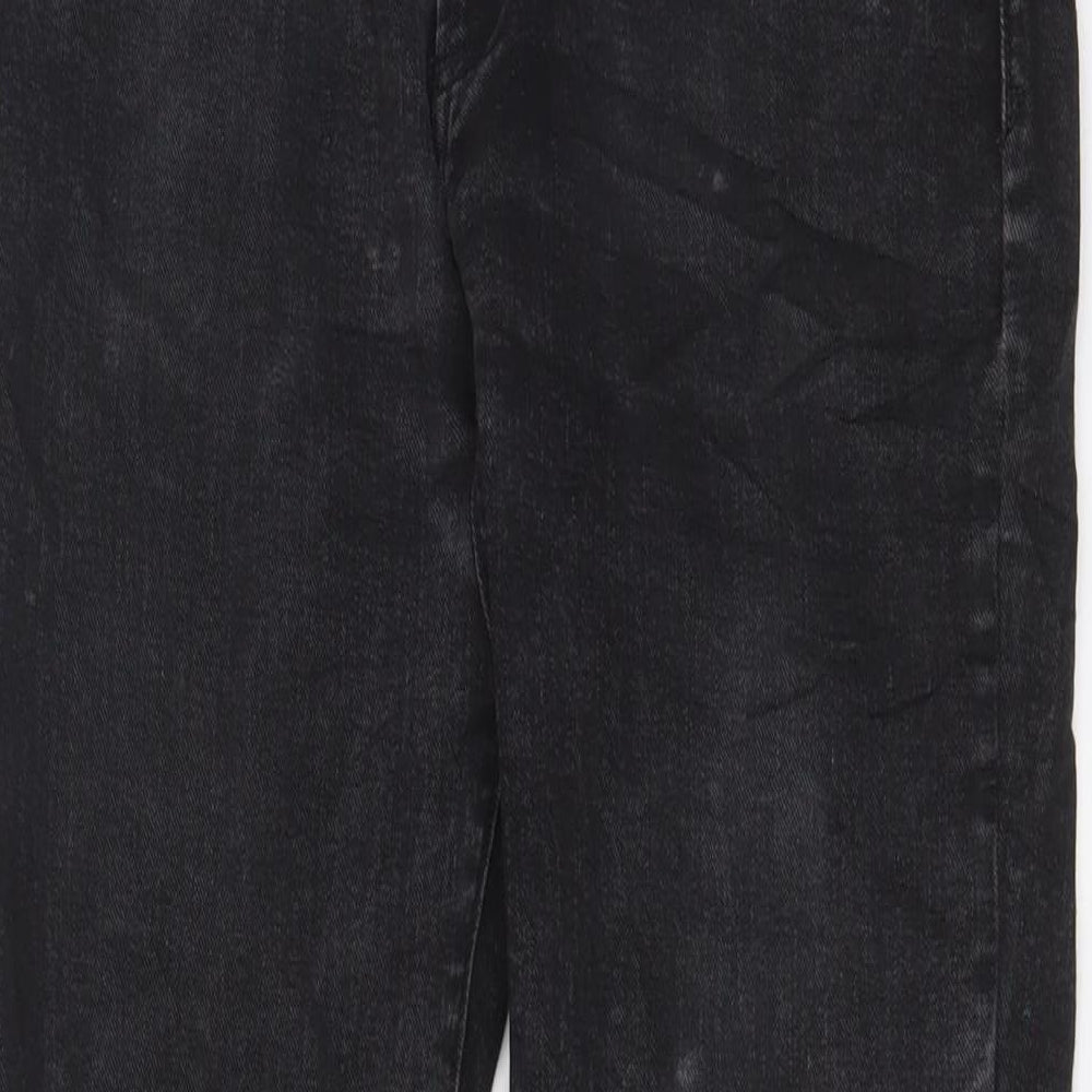 Gap Mens Black Cotton Straight Jeans Size 32 in L30 in Regular Zip