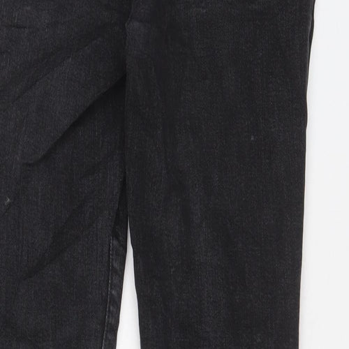Gap Mens Black Cotton Straight Jeans Size 32 in L30 in Regular Zip