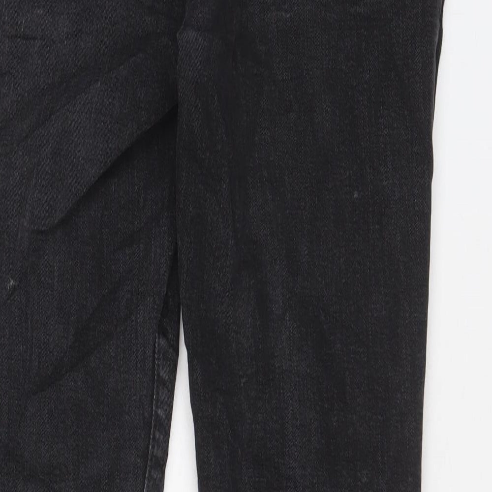 Gap Mens Black Cotton Straight Jeans Size 32 in L30 in Regular Zip