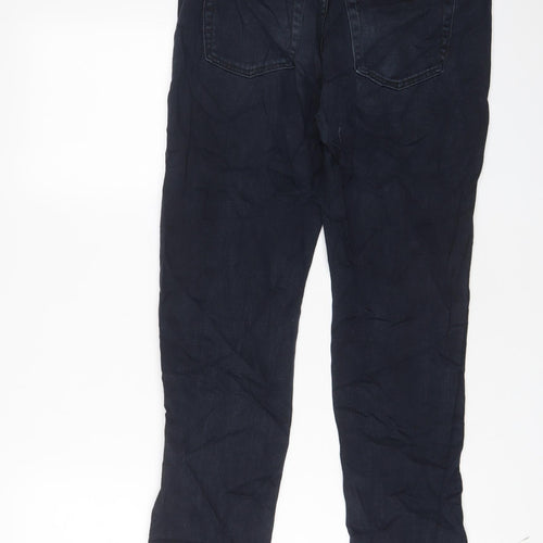 Uniqlo Womens Black Cotton Skinny Jeans Size 28 in L26 in Regular Zip