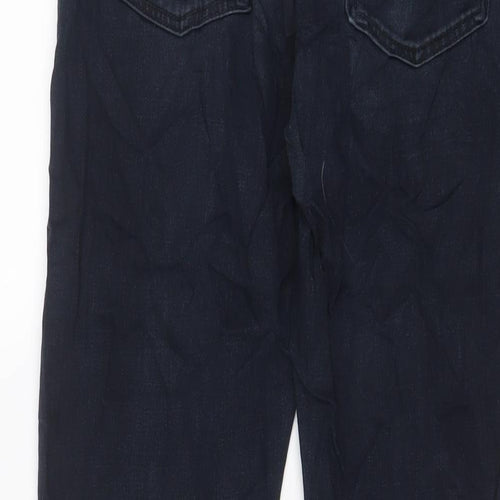 Uniqlo Womens Black Cotton Skinny Jeans Size 28 in L26 in Regular Zip