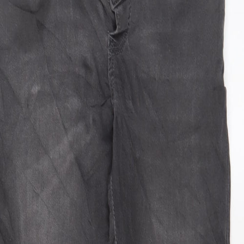 Blooming Marvellous Womens Grey Cotton Skinny Jeans Size 10 L29 in Regular Button