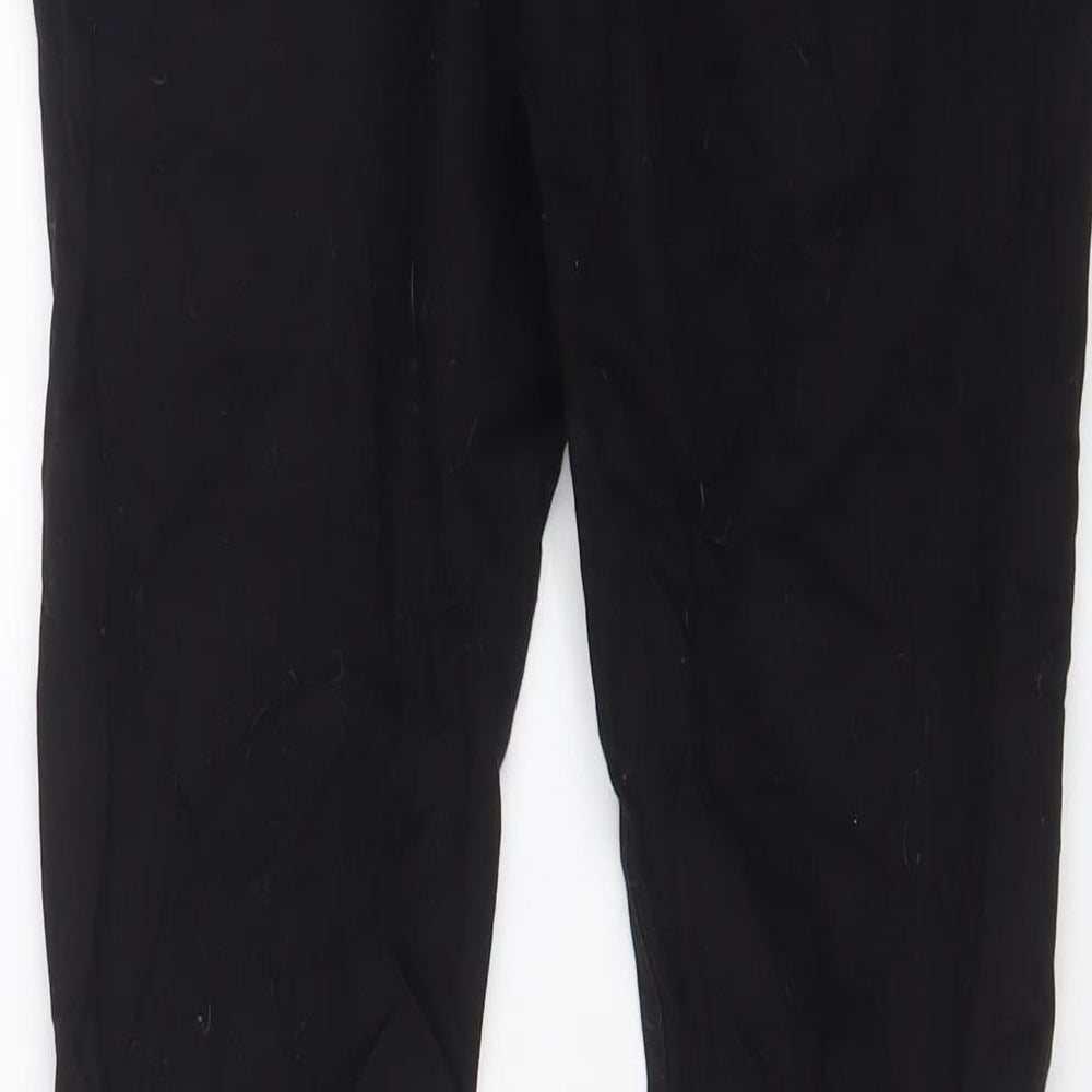 The Rockin Rev Womens Black Cotton Skinny Jeans Size 14 L29 in Regular Zip