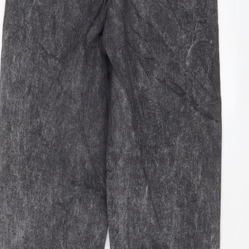 Topshop Womens Grey Cotton Skinny Jeans Size 28 in L30 in Regular Zip