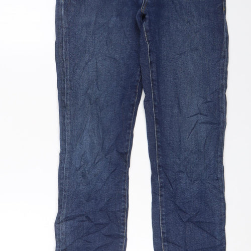 J.Lindeberg Mens Blue Cotton Straight Jeans Size 31 in L32 in Regular Zip