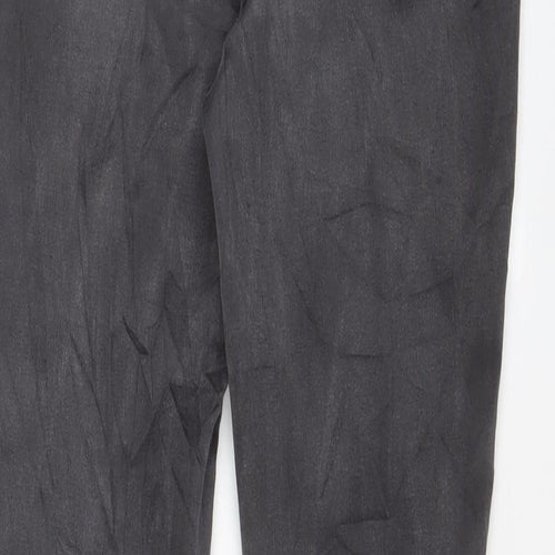 TU Womens Grey Cotton Skinny Jeans Size 14 L27 in Regular Zip