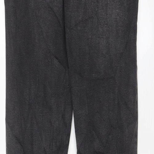 Denim & Co. Womens Grey Cotton Skinny Jeans Size 10 L32 in Regular Zip
