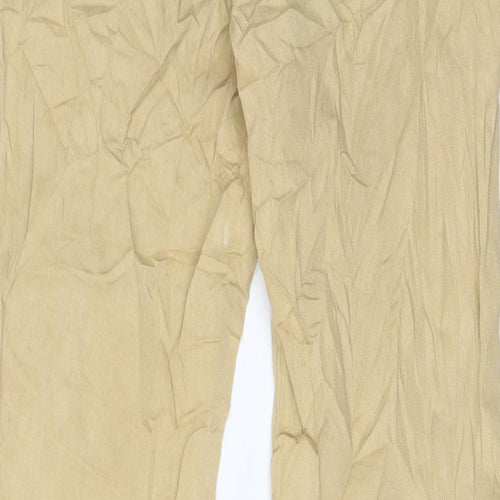 Clockhouse Mens Beige Cotton Skinny Jeans Size 32 in L32 in Regular Zip